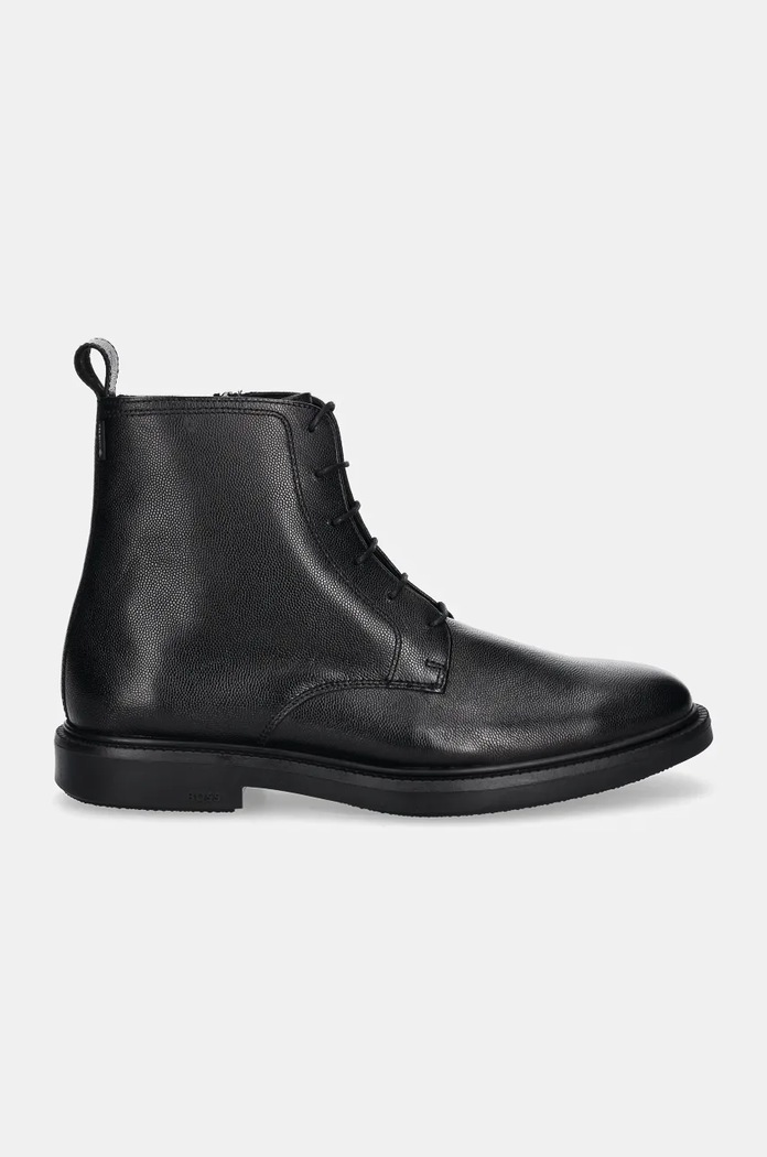 Usnjeni gležnarji BOSS Larry 50529154.001 črna NC24