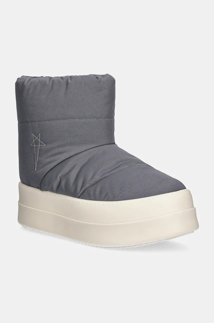 Snehule Rick Owens Mega Bumper Low Lunar zateplené sivá DU02D2839.MUPAM9