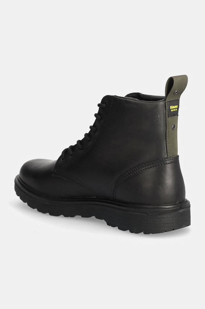 Obuwie Blauer buty skórzane GUANTANAMO F4GUANTANAMO06.OIL czarny