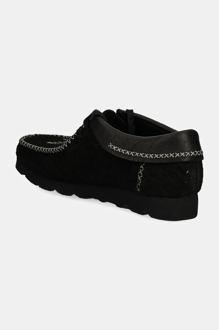 Obuv Semišové poltopánky Clarks Originals Wallabee x Neighborhood 26179532 čierna