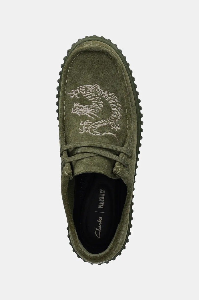Clarks Originals suede shoes Torhill DRGNLo green 26179913