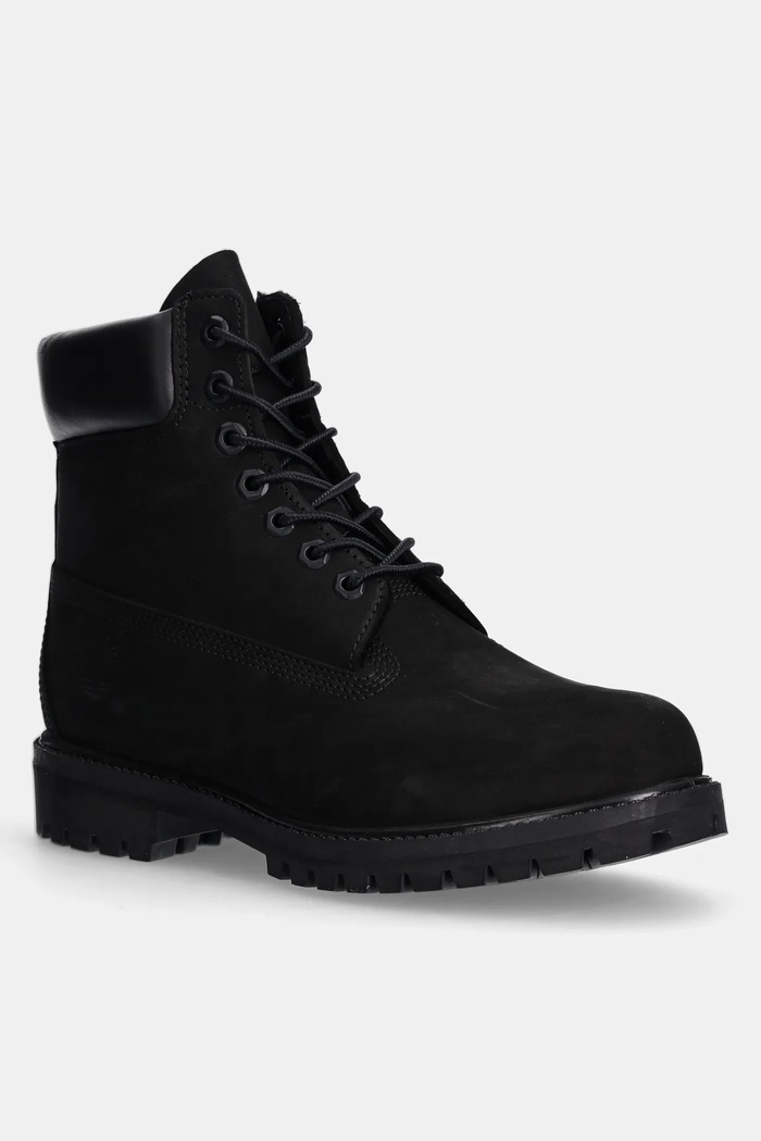 Nubukové topánky Timberland Premium 6 Inch casual čierna TB100730011