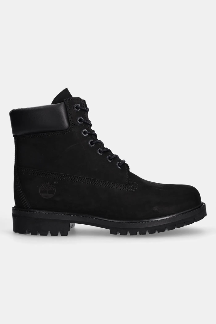 Nubukové topánky Timberland Premium 6 Inch TB100730011 čierna AA00