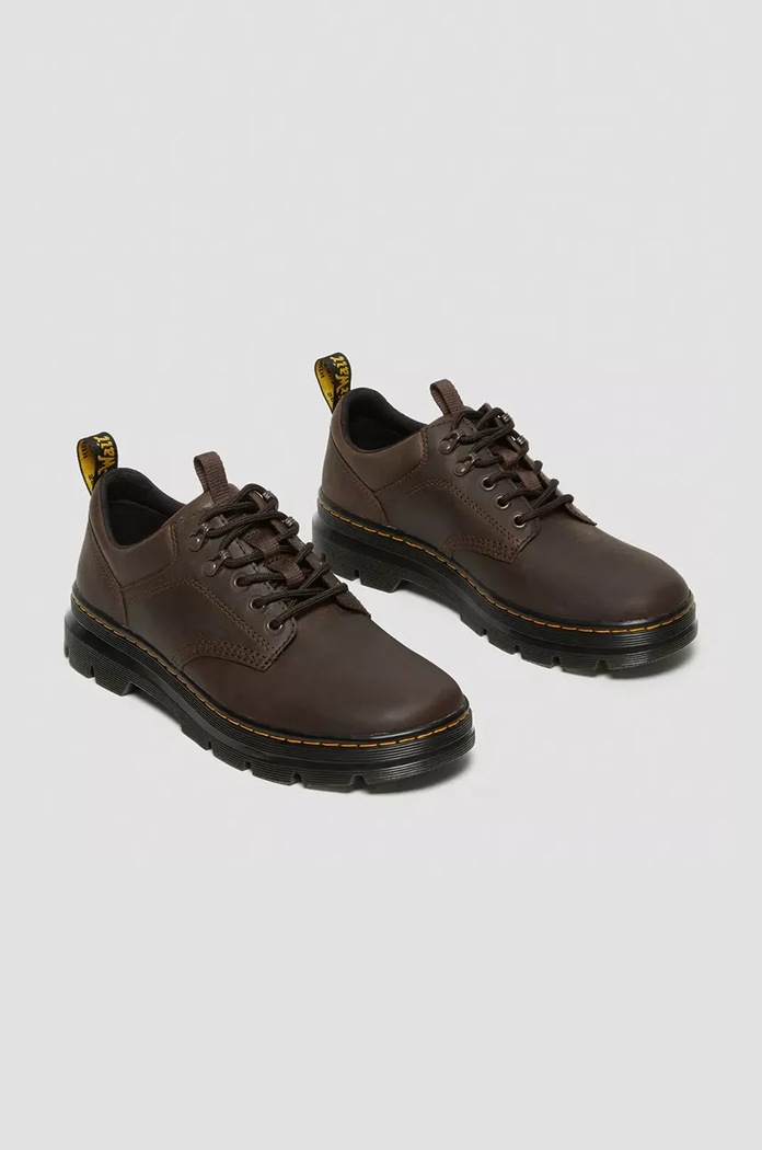 Kožené polobotky Dr. Martens Reeder DM27103207 hnědá AW24