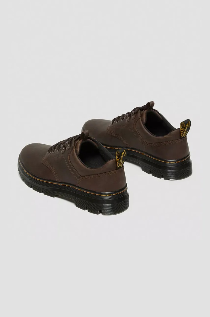 Kožené polobotky Dr. Martens Reeder DM27103207 hnědá