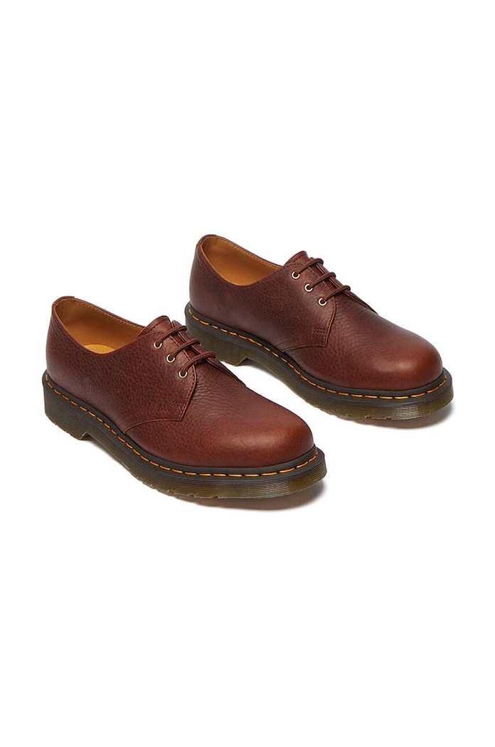 Dr. Martens pantofi de piele 1461 Ambassador DM31992253 maro AW24