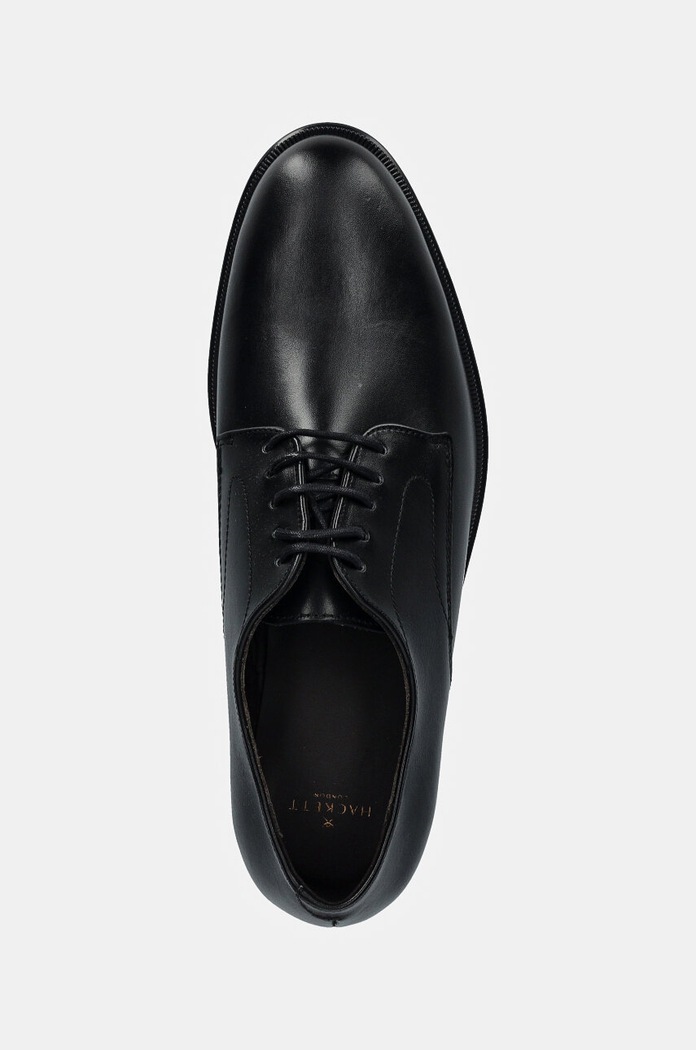 Hackett London bőr félcipő DUKE MASTER fekete HMS21407