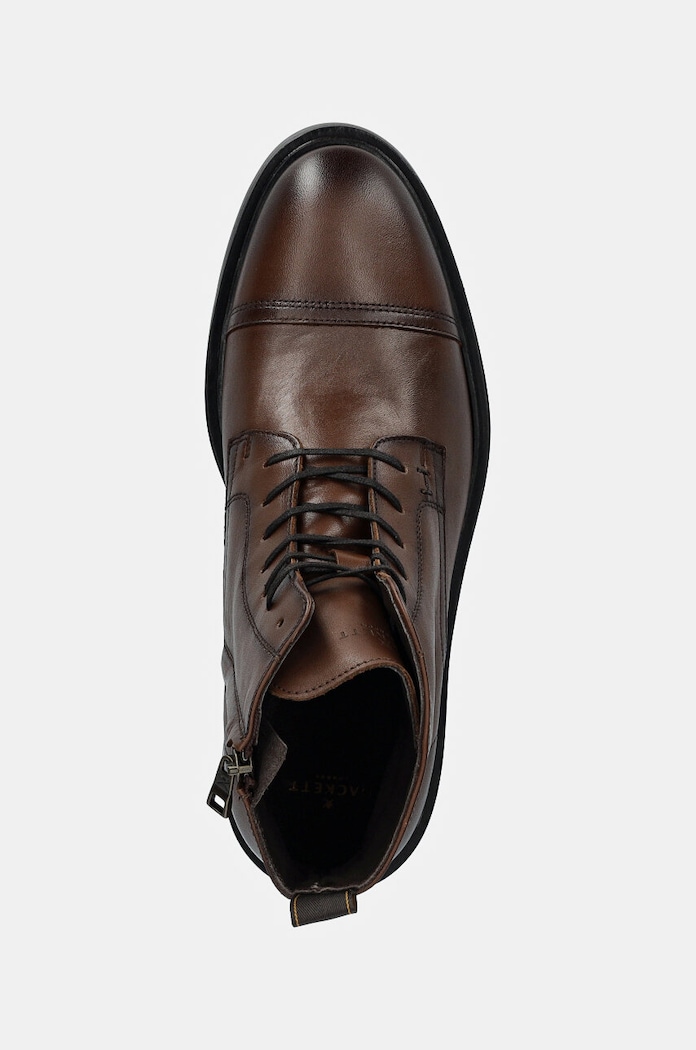 Hackett London buty skórzane EGMONT RANGE brązowy HMS21411