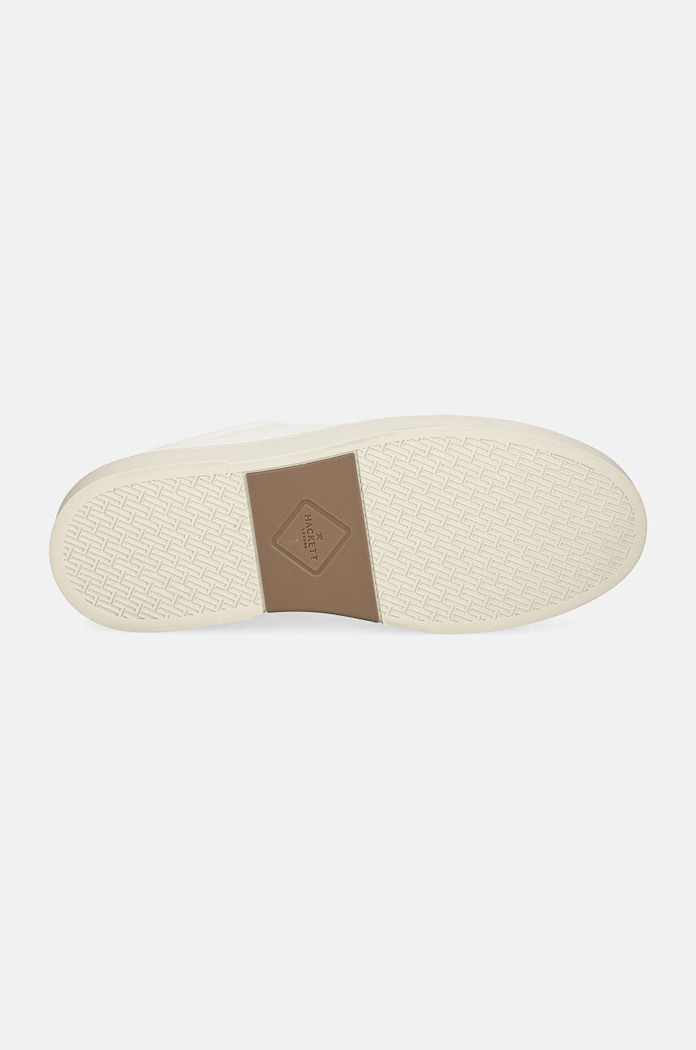 Hackett London sneakersy skórzane HACKNEY CLASSIC HMS21417 biały