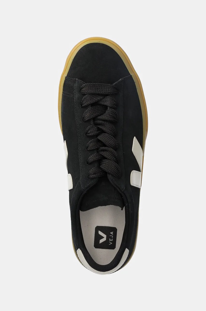 Veja sneakers din piele intoarsă Campo negru CP0303692B