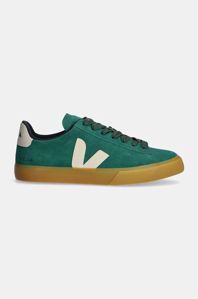 Σουέτ sneakers Veja Campo CP0303695B πράσινο AW24