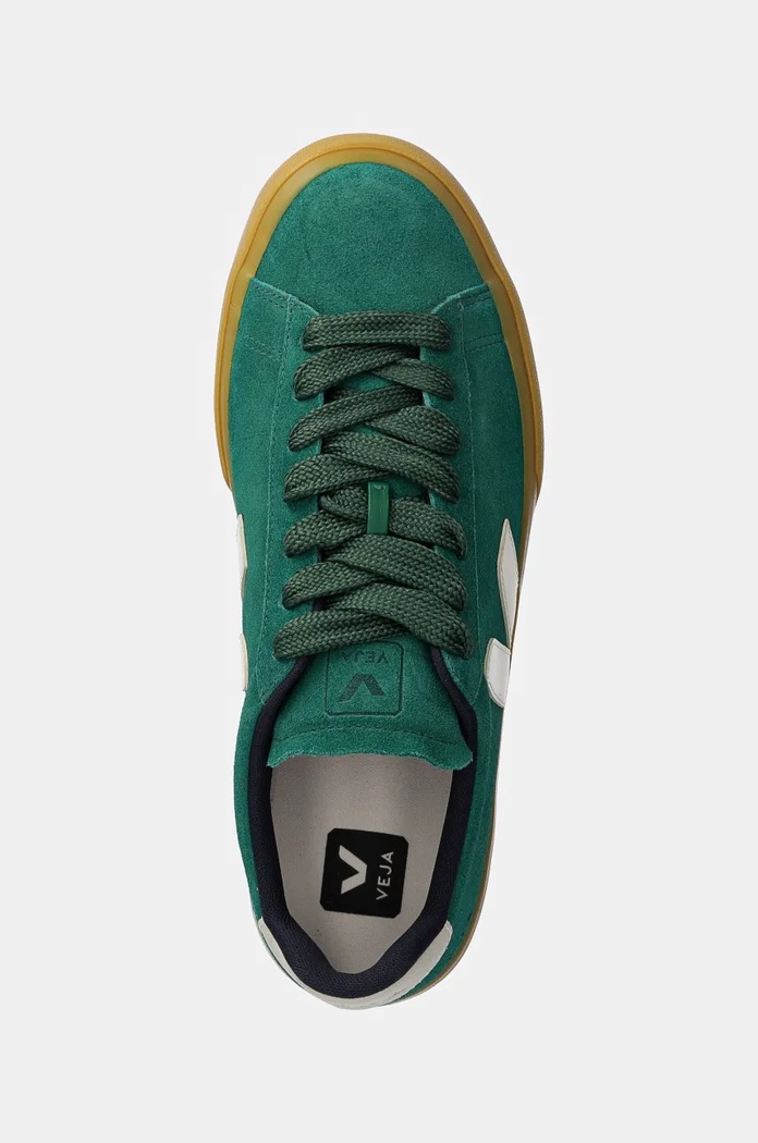 Σουέτ sneakers Veja Campo πράσινο CP0303695B