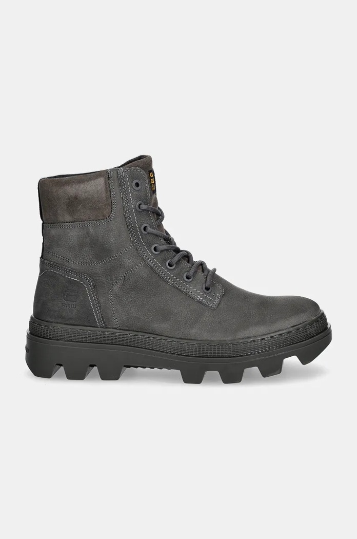 Nubukové boty G-Star Noxer GR223020AM šedá AW24