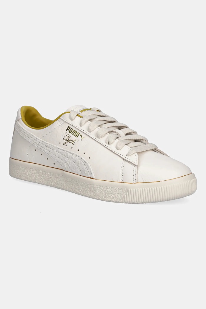 Kožené tenisky Puma Clyde The NeverWorn IV nízky béžová 398702