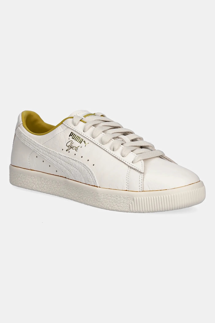 Kožené tenisky Puma Clyde The NeverWorn IV nízky béžová 398702