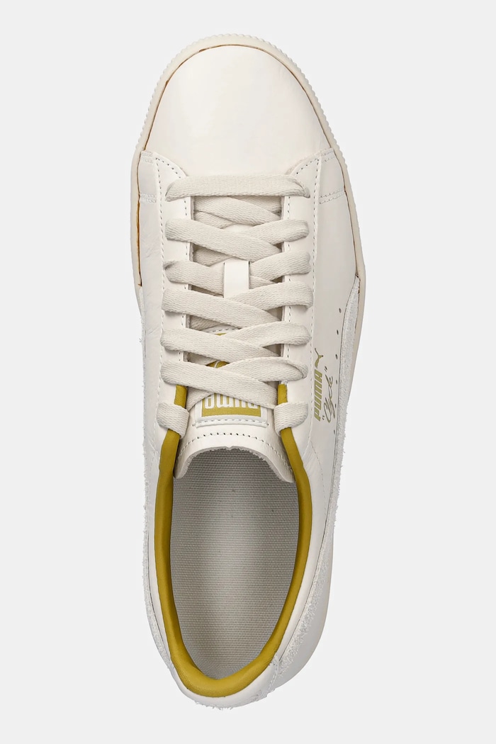 Kožené tenisky Puma Clyde The NeverWorn IV béžová 398702