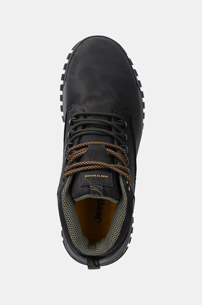 Παπούτσια nubuck Jeep CANYON MID WP μαύρο JM42150A