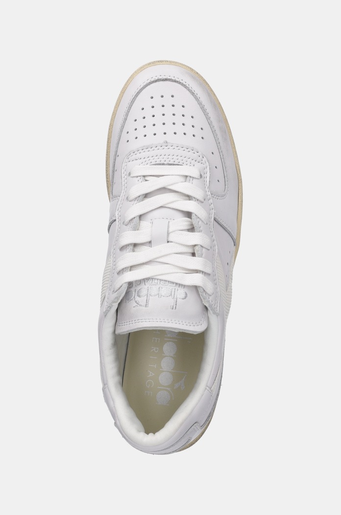 Δερμάτινα sneakers Diadora Mi Basket Low Used λευκό 201.181233.C0657