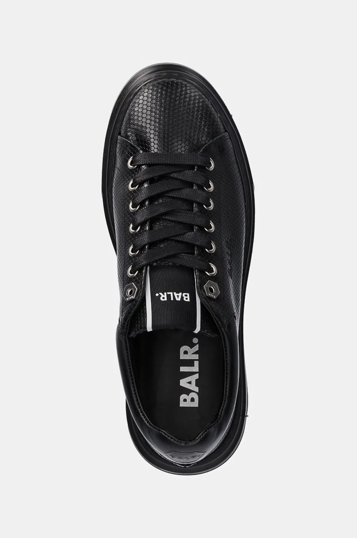 Kožené sneakers boty BALR. Game Day Hexagon Sneaker černá B1511.1038