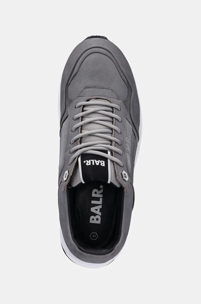 Usnjene superge BALR. Brand Luxe Runner siva B1511.1043
