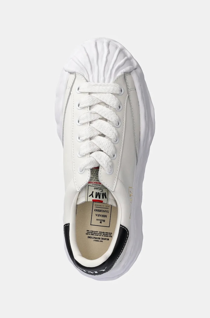 Maison MIHARA YASUHIRO Blakey Low кросівки чоловічі шкіряні білий A06FW702
