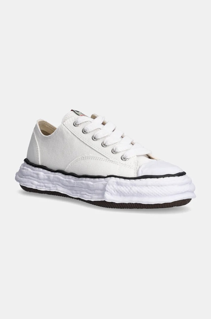 Ниски кецове Maison MIHARA YASUHIRO Peterson 23 Canvas Low-Top текстилен бял A11FW702