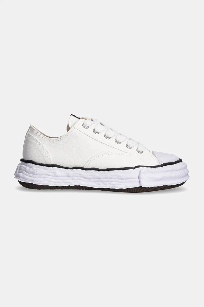 Ниски кецове Maison MIHARA YASUHIRO Peterson 23 Canvas Low-Top A11FW702 бял AW25