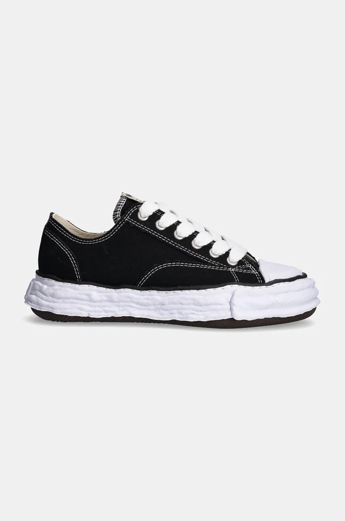 Πάνινα παπούτσια Maison MIHARA YASUHIRO PTS23 Canvas Low-Top A11FW702 μαύρο AW25