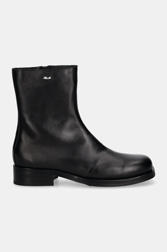 Our Legacy buty skórzane Camion COCBB czarny AW24