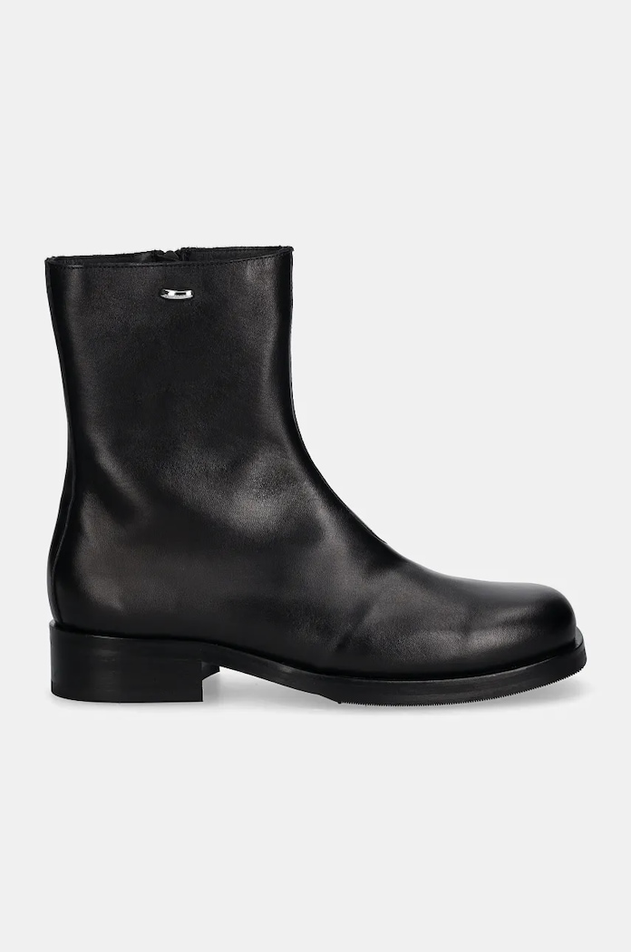 Our Legacy buty skórzane Camion COCBB czarny AW24