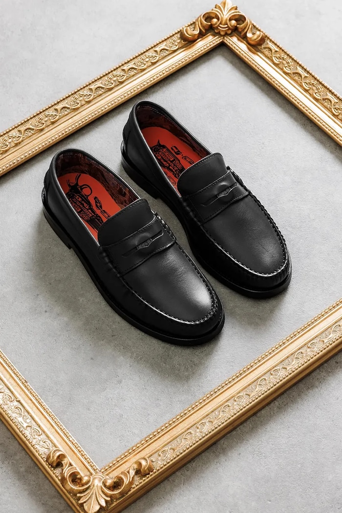 Kožené mokasíny Naked Wolfe Riviera Riviera.Black.Leather