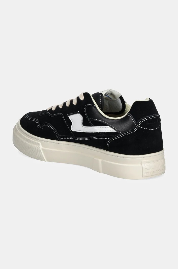 Παπούτσια Σουέτ sneakers Stepney Workers Club Pearl S-Strike Suede YA23015 μαύρο