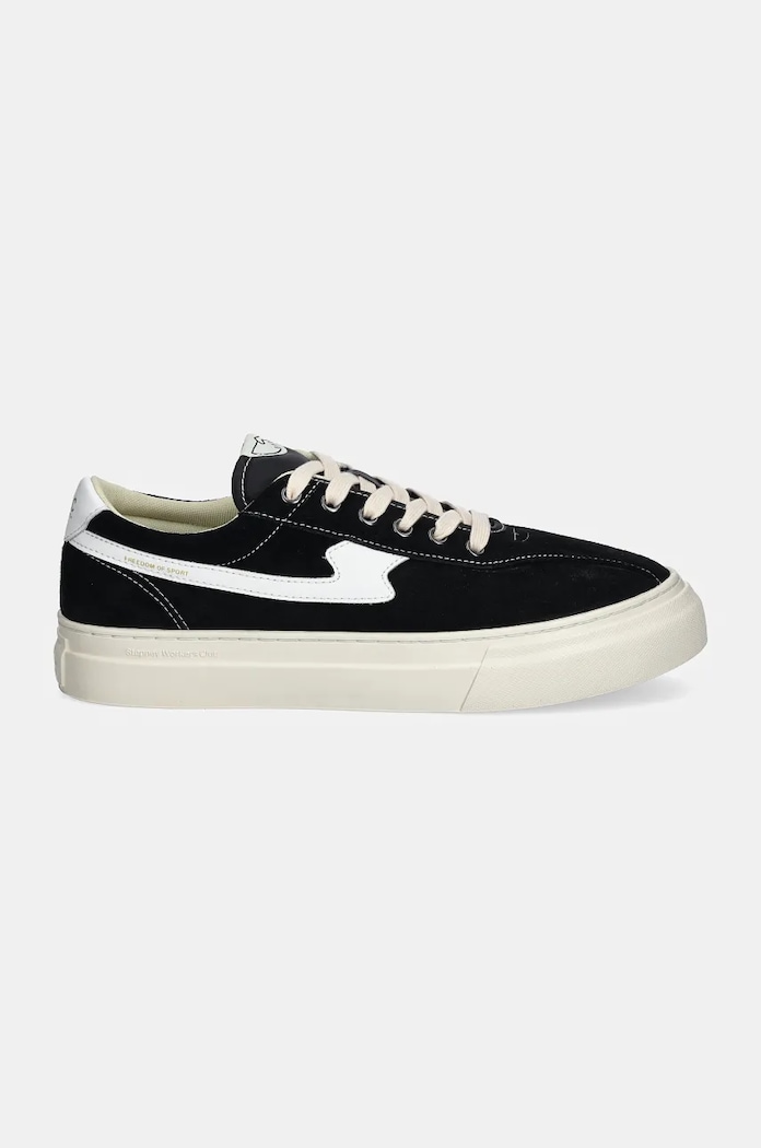 Tenisice od brušene kože Stepney Workers Club Dellow S-Strike Cup Suede YA25015 crna SS25