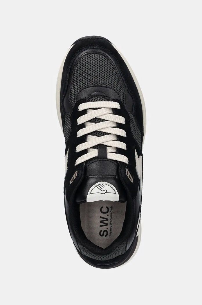 Sneakers Stepney Workers Club Amiel S-Strike Suede Mix μαύρο YP01115