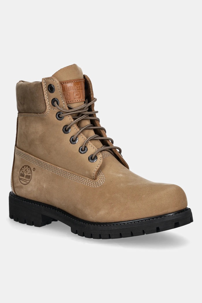 Timberland nubuck biker boots Premium 6IN Lace Waterproof Boot non-insulated beige TB0A2P6WEN31