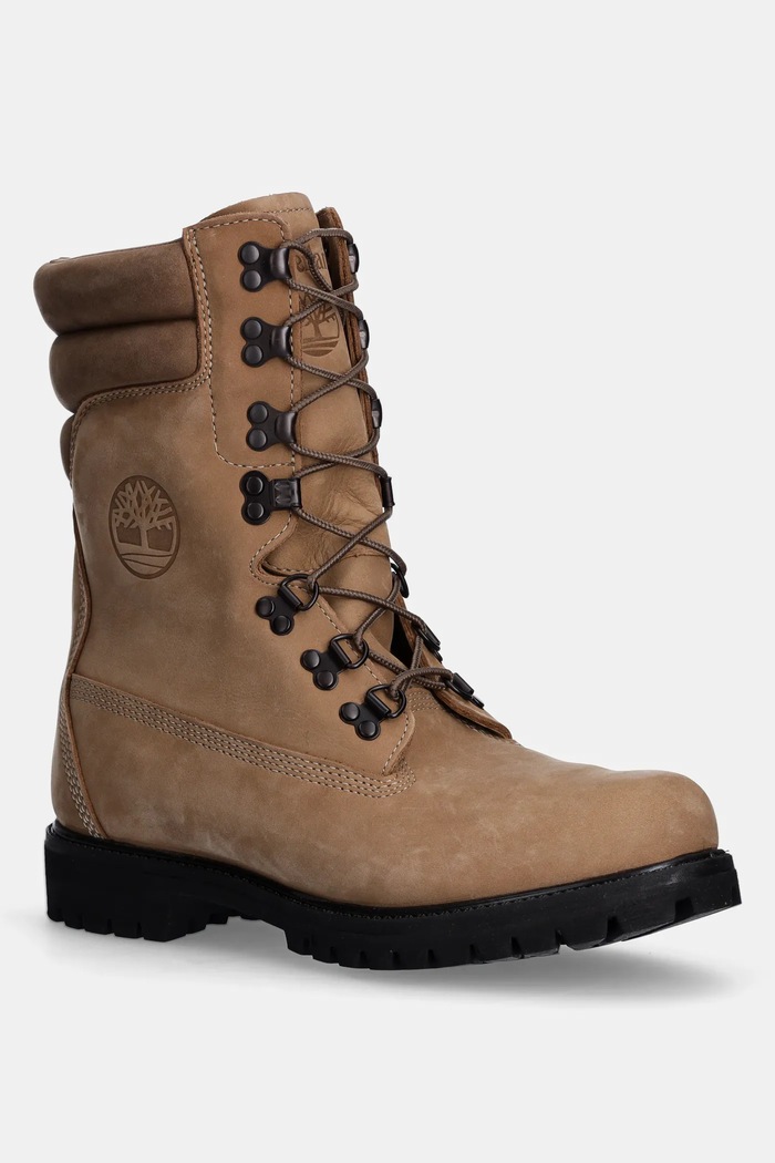 Timberland nubuck shoes Premium Tall Lace casual beige TB0A2MYWEN31