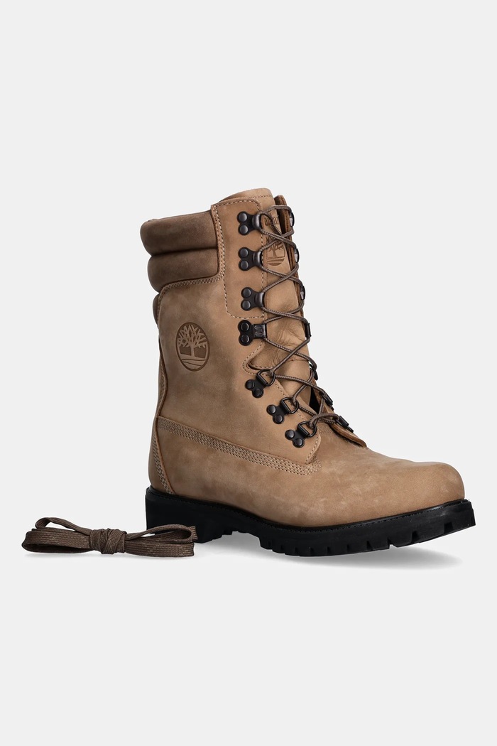 Timberland nubuck shoes Premium Tall Lace TB0A2MYWEN31 beige
