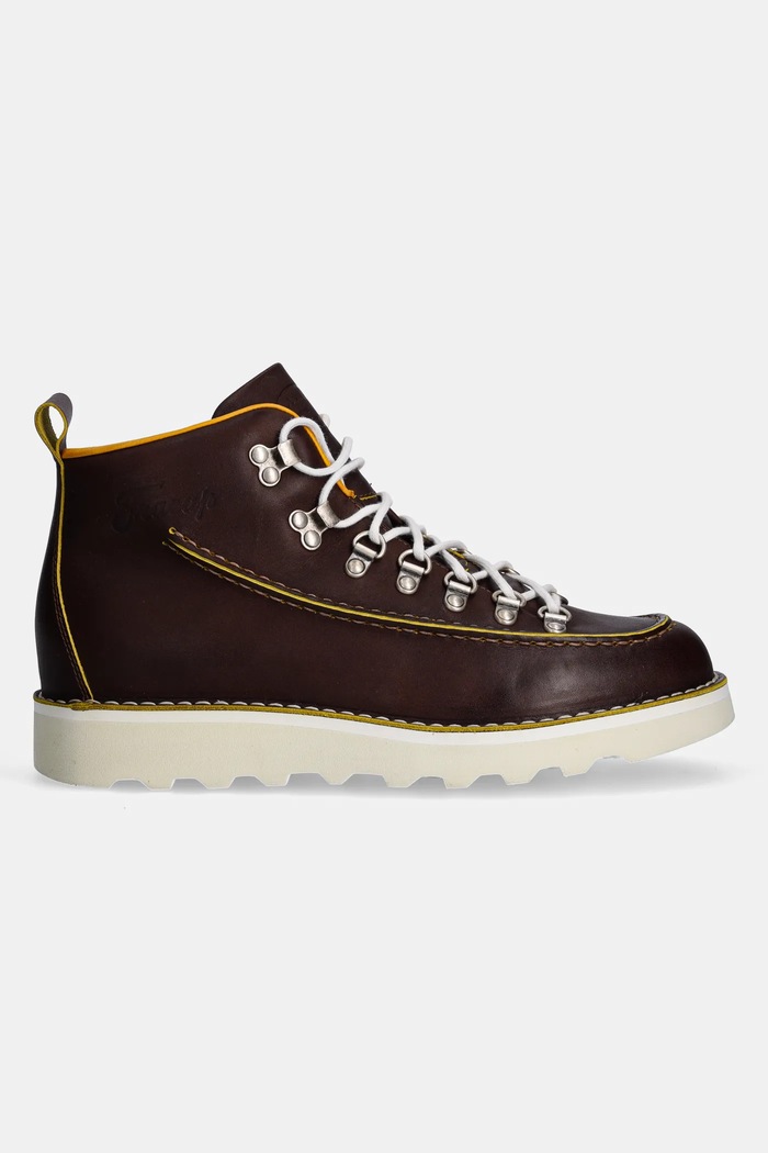 Kožené členkové topánky Fracap Magnifico MAGNIFICO.M60.BRNO hnedá AW25