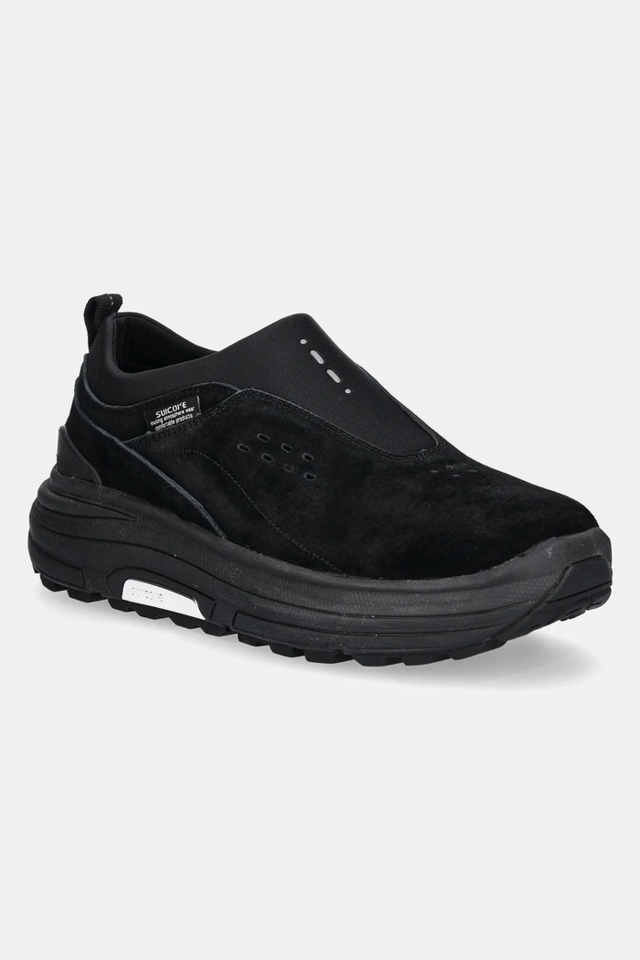 Sneakers Suicoke COZE δέρμα σαμουά μαύρο OG368