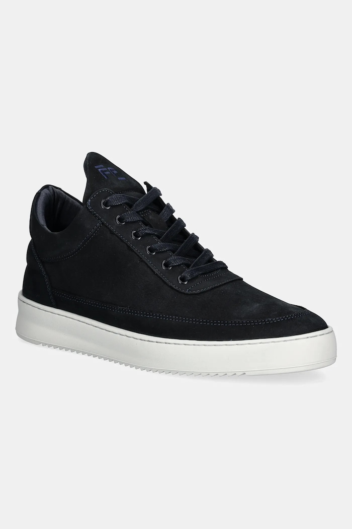 Кросівки з нубуку Filling Pieces Low Top Ripple Nubuck Planet friendly темно-синій 10122841658