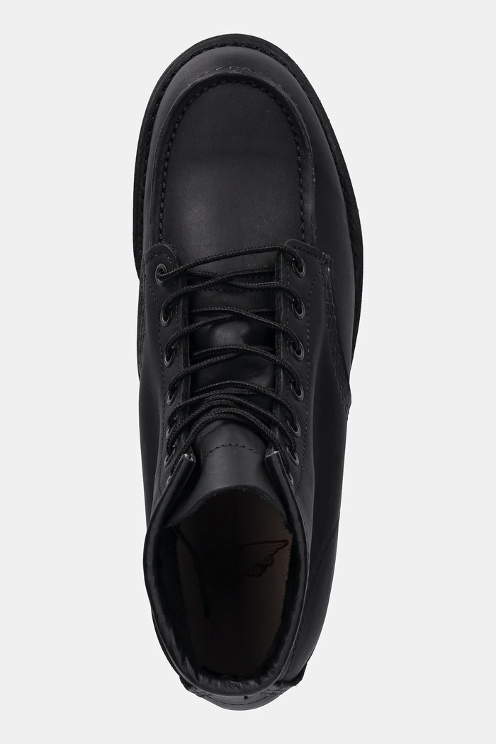 Шкіряні черевики Red Wing 6-inch Classic Moc чорний 8074.D