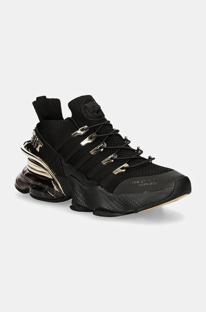 Sneakers PLEIN SPORT Tiger Attack Gen.X.04 συνθετικό μαύρο USC0518.STE003N.0216