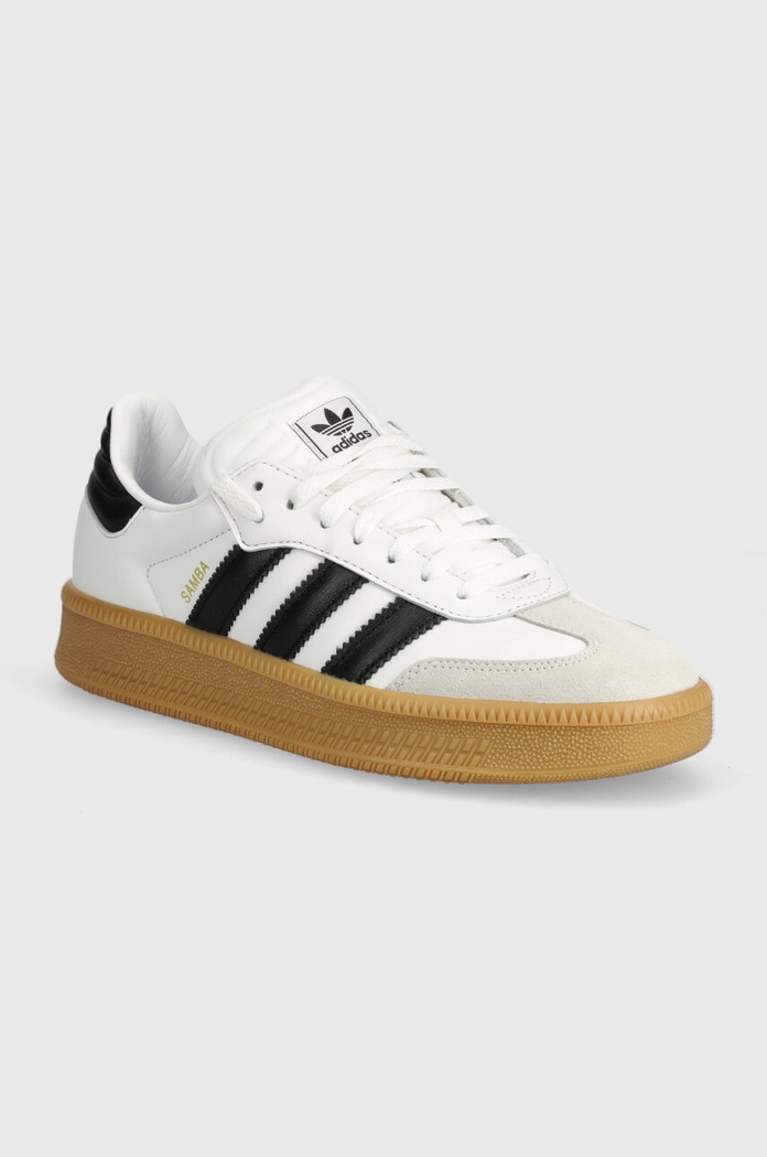 Δερμάτινα αθλητικά παπούτσια adidas Originals Samba XLG λείο δέρμα λευκό IE1377