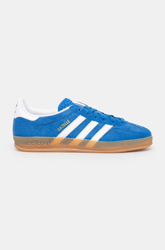 Semišové tenisky adidas Originals Gazelle Indoor JI2061 modrá AW24