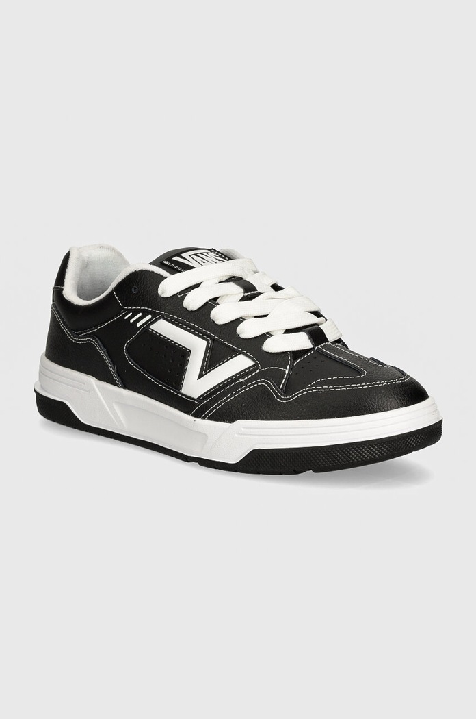 Sneakers Vans Upland απομίμηση λείου δέρματος μαύρο VN000D25BZW1