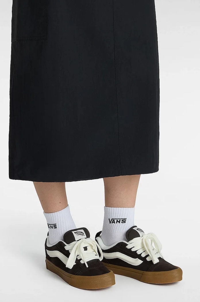Σουέτ sneakers Vans Knu Skool VN000CS0D4C1 καφέ