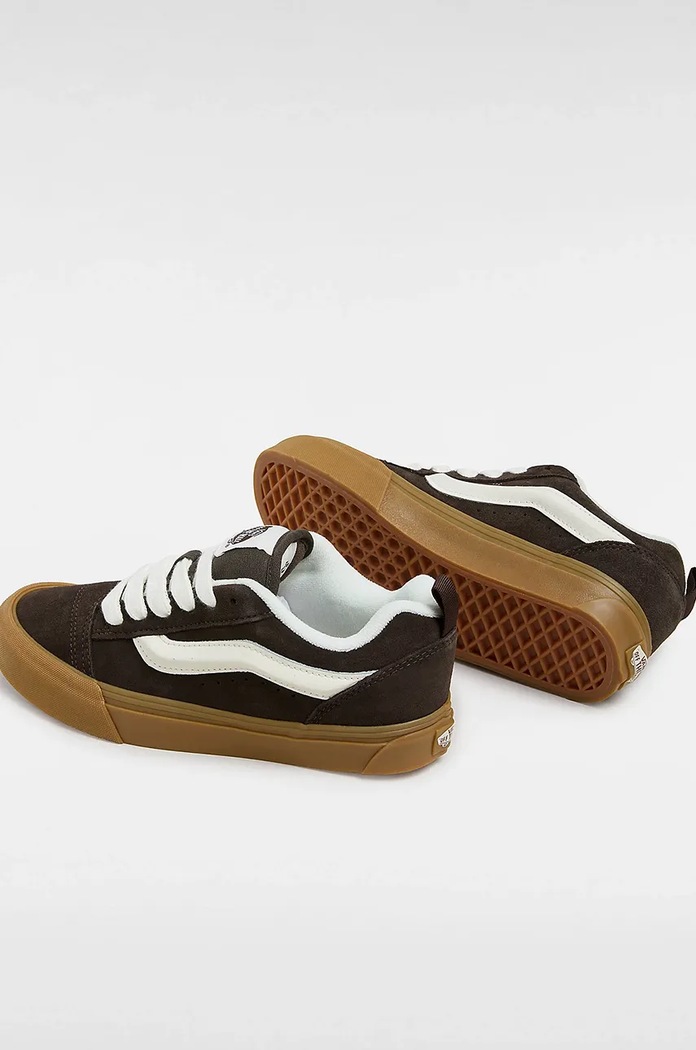Σουέτ sneakers Vans Knu Skool καφέ VN000CS0D4C1