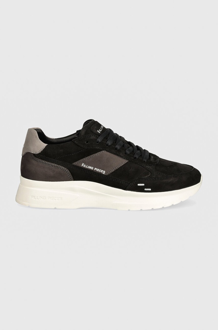 Σουέτ sneakers Filling Pieces Jet Runner 58122841861 μαύρο AW24