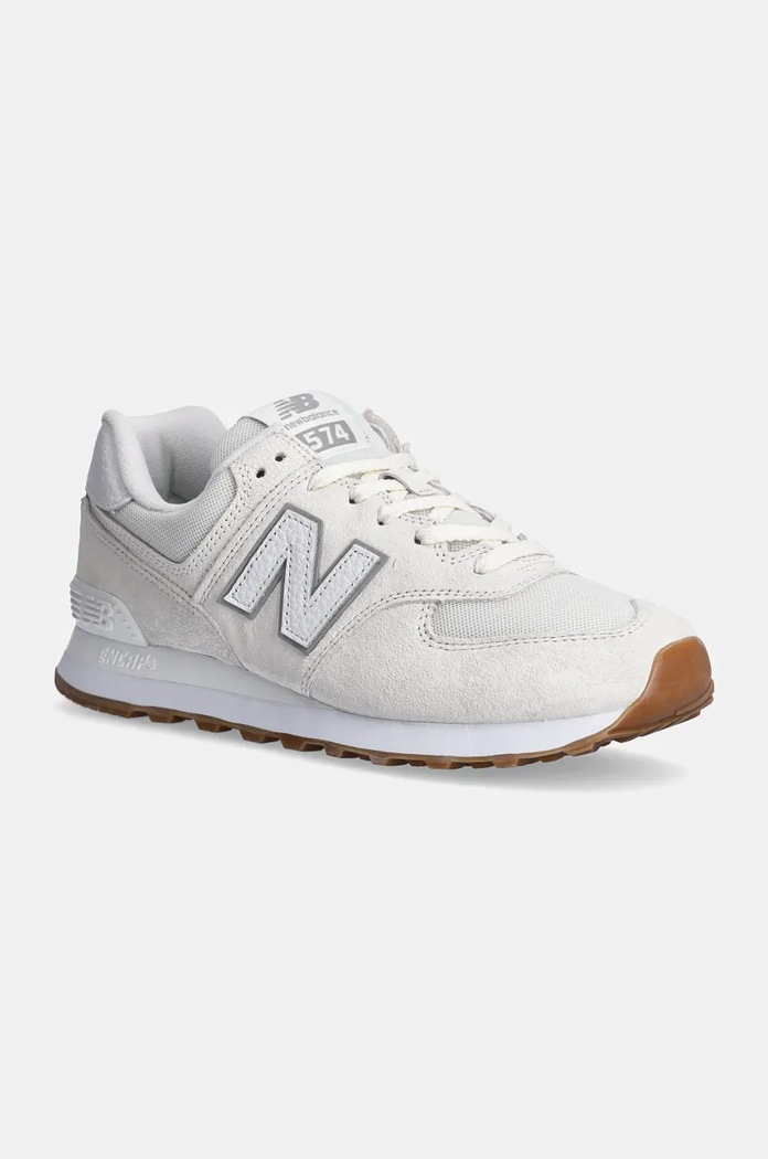 New Balance 574 Sea Salt White Concrete suede white U574RAD