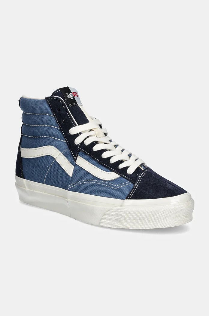 Πάνινα παπούτσια Vans Clash The Wall δέρμα σαμουά μπλε VN000CNKSN01